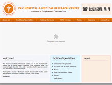 Tablet Screenshot of pkchospital.com